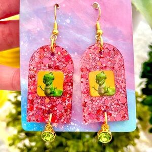 Rex from Toy Story Dangle Earrings